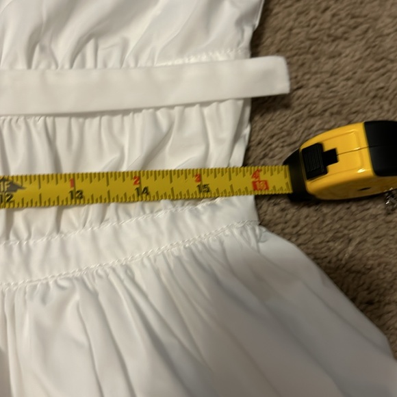 NWT Amanda Uprichard at Anthropologie White Dress- L - Picture 12 of 14